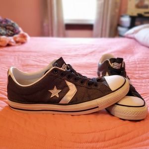 Black Glitter All Star Converse